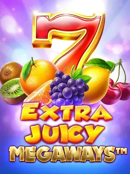 Decorative casino game artwork for Falcon: Extra Juicy Megaways